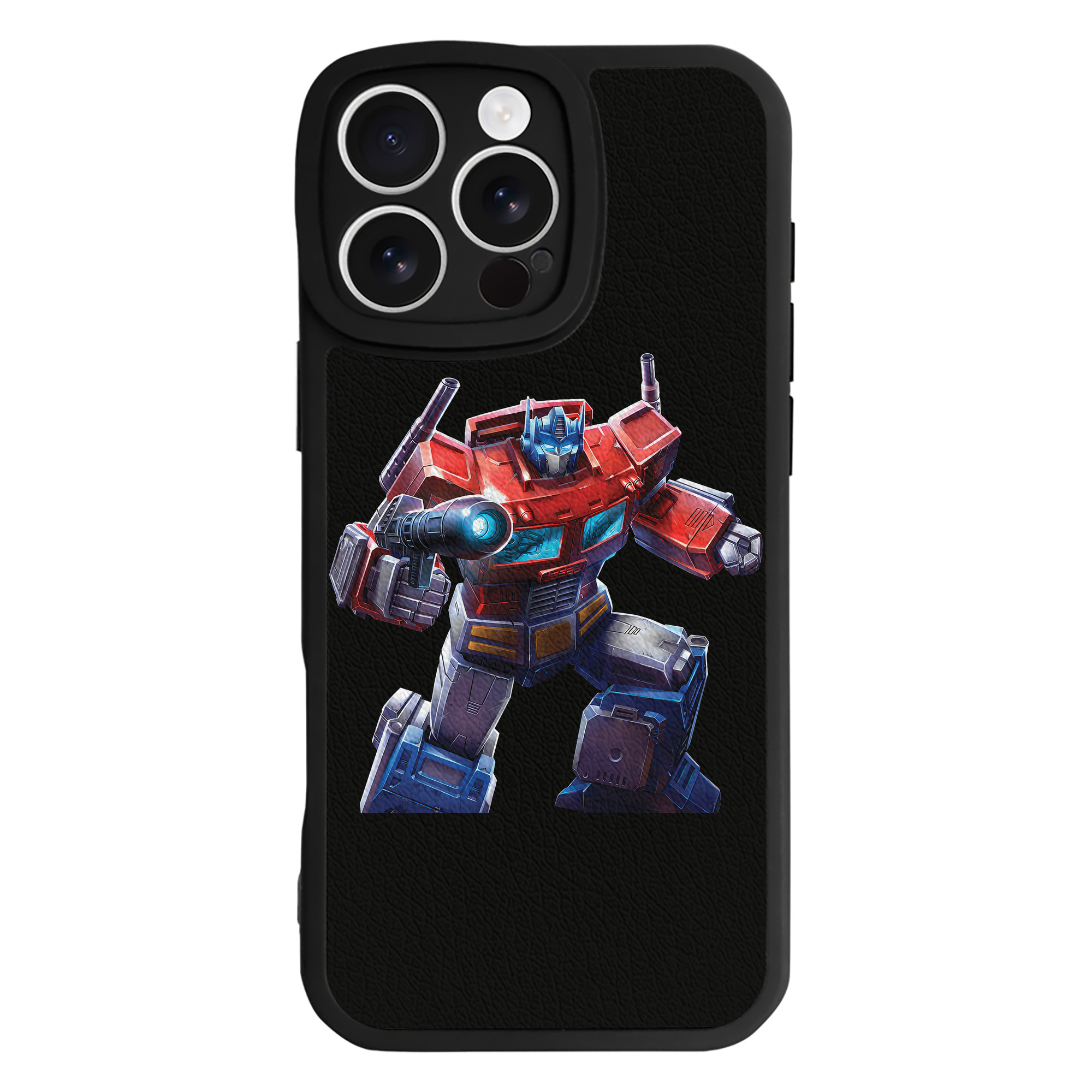 （画像用） Transformers トランスフォーマー 【iPhone 16シリーズ対応】シリコンスマホケース（レザー調） 材質：シリコン
